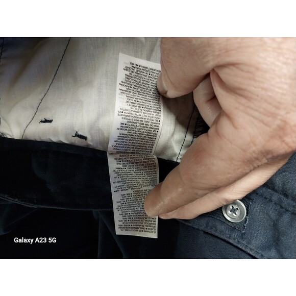 Old Navy Skinny Stretch Pants Navy Blue Size 18 Tall - Picture 7 of 7